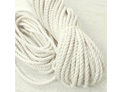 Cordón de algodón trenzado para macramé, 2 m-8 mm, 1 m/2 m/3 m/4 m/5 m, para manualidades, cordón beige natural, bricolaje, accesorios de boda, prefabricado