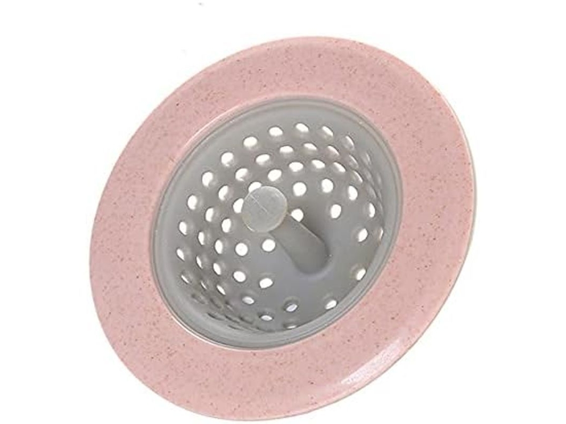 2026-3pcs Colador De Fregadero De Silicona Portátil De 4.33 Pulgadas, Tapón De Desagüe, Filtro De Fregadero, Rosa, Accesorios De Cocina Y Baño