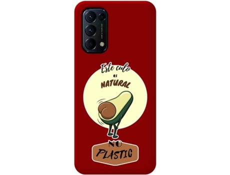 Carcasa Oppo Find X3 Lite 5G TUMUNDOSMARTPHONE Natural No Plastic Rojo