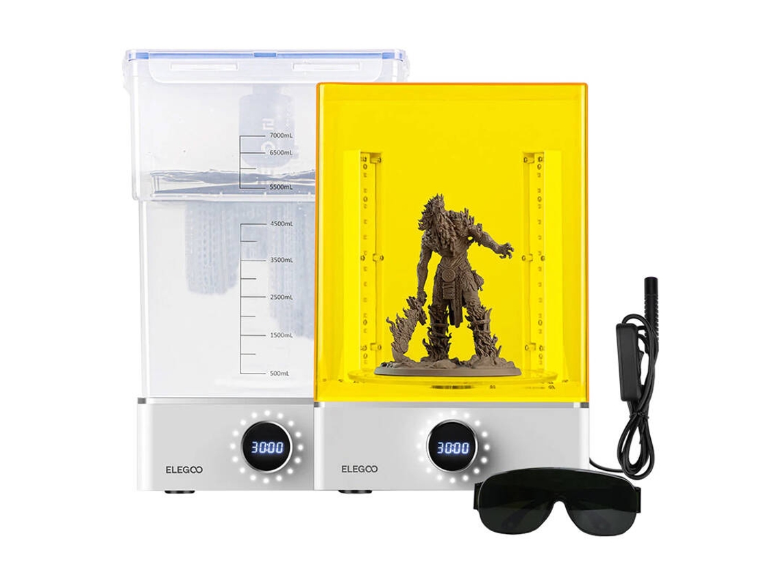 Kit de limpieza y curado para impresoras 3D Elegoo Mercury XS