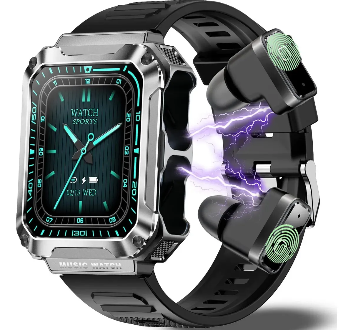 Reloj inteligente con auriculares para hombre Respuesta /llavayotoy