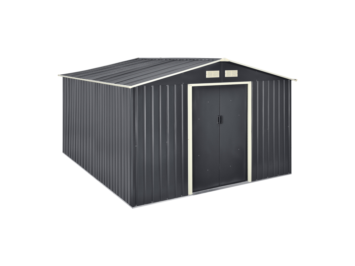 Caseta de Jardín [EN.CASA] (Hoja Galvanizada - Gris)