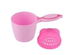 Rebe-taza De Shampoo Para Bebê Bonito, Descarga De Banheiro Para Lavar O Cabelo, Protetor De Olhos (rosa)
