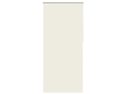Maison Exclusive - Estor Enrollable Opaco 124,4x230 Cm, Tela, Ancho 120 Cm, Blanco Roto
