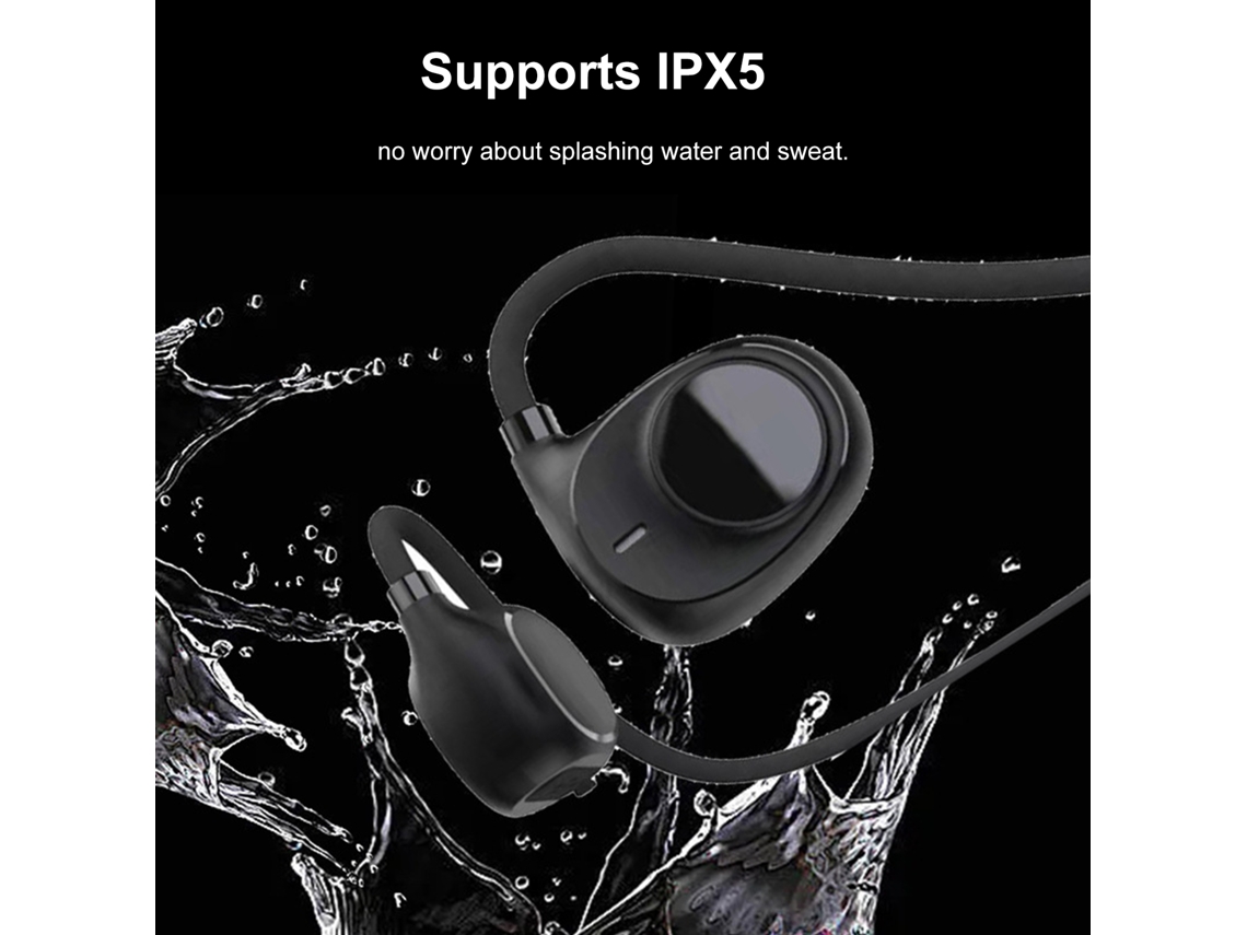 Auriculares Inalámbricos Bluetooth 5.0 Con Micrófono, Resistentes Al Agua Y Con Aislamiento Acústico Para Deportes.