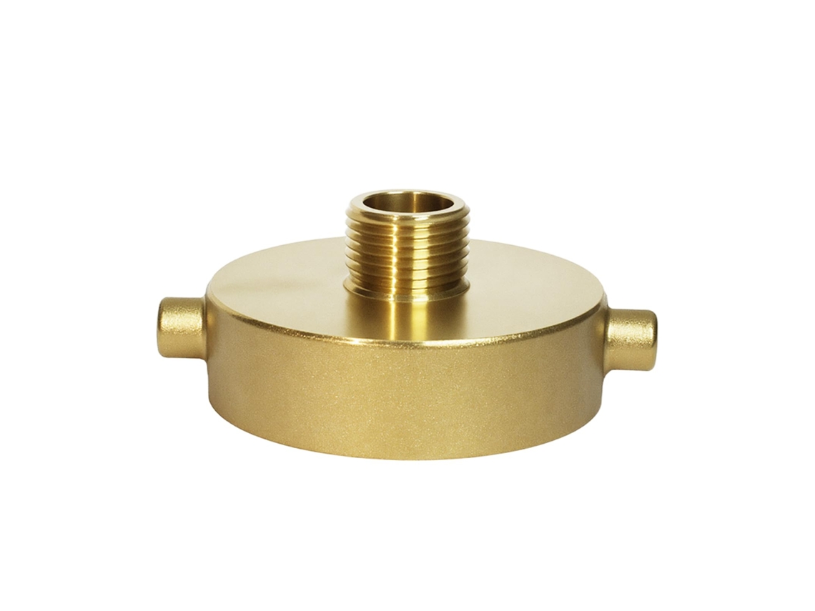 Conector De Hidrante 2-1/2" Nst(nh) Fêmea × 3/4" Ght Macho, Com Conexão De Pino, Para Mangueiras E Tubos De Jardim.