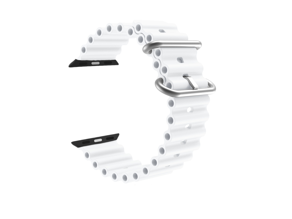 Correa Pulsera Round Blanco para Apple Watch Series Se 44Mm