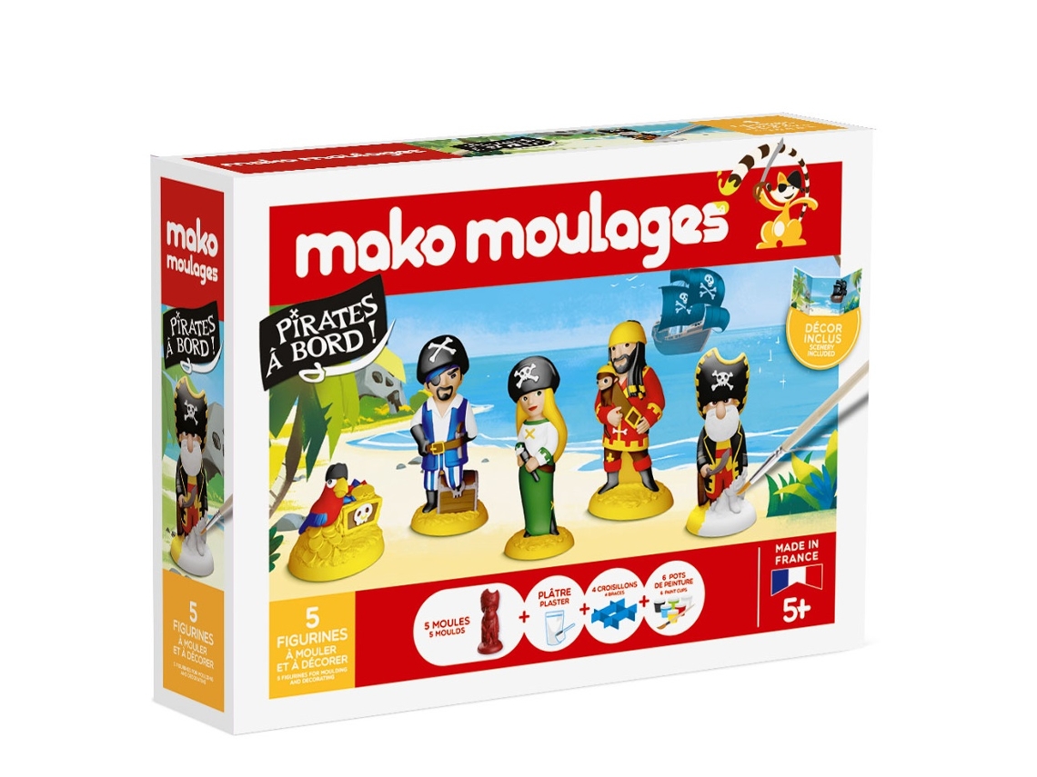 Jogo de Mesa MAKO CRÉATIONS Pirates Box (4 Anos)