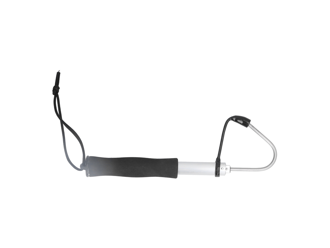 Gancho De Pesca Telescópico De Acero Inoxidable Con Mango Antiderrame Y Funda Protectora De 28 A 60 Cm.