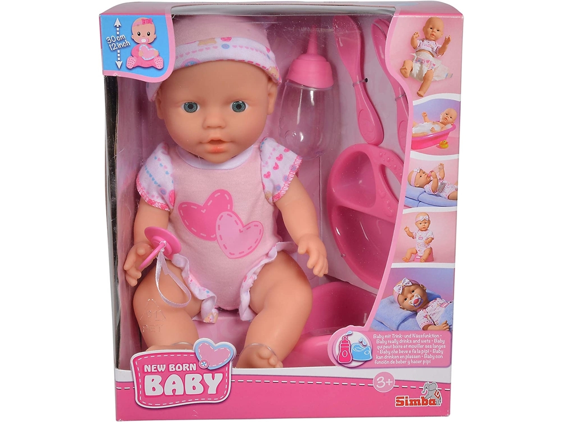 New Baby Born Muñeca 30cm Simba Toys