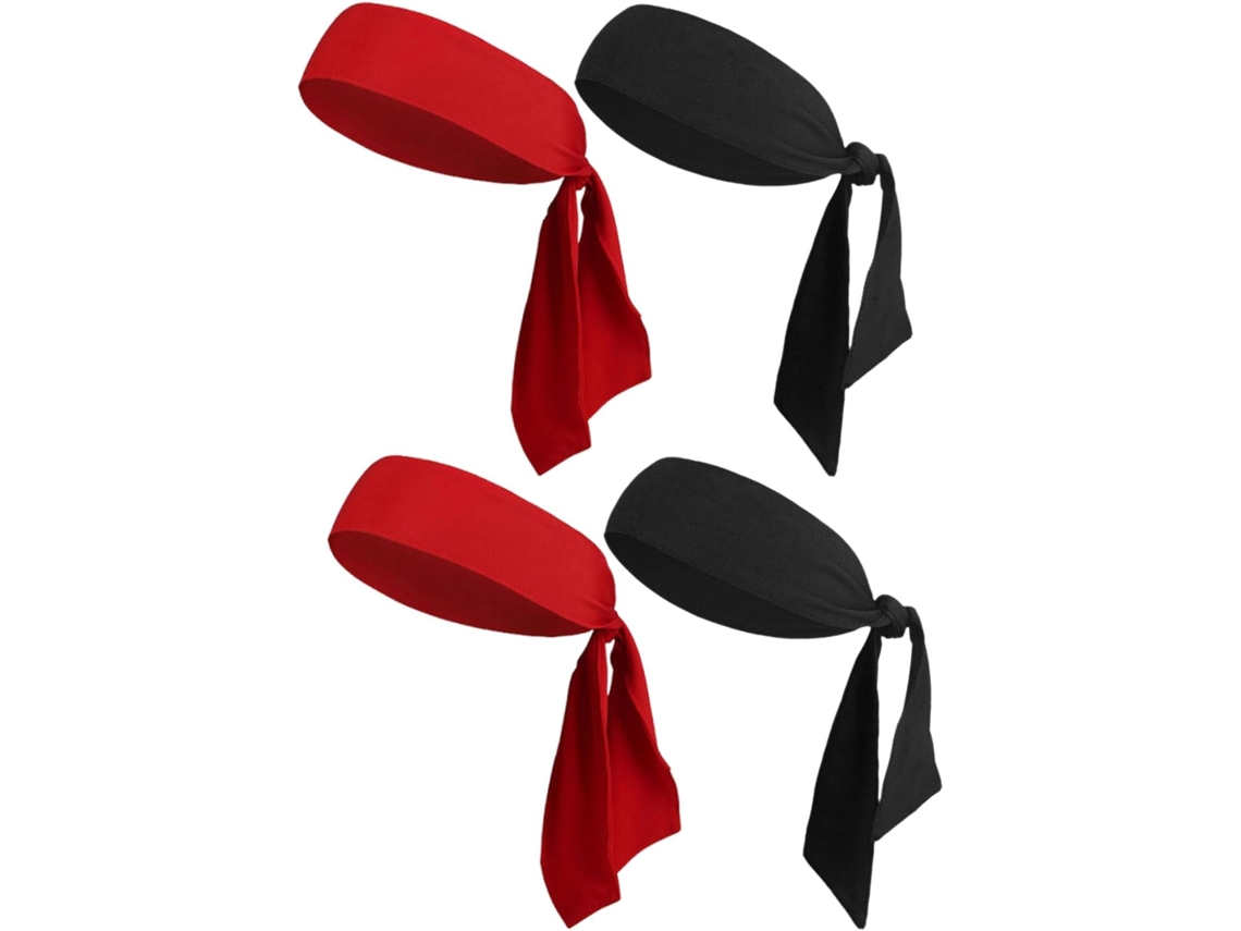 Juego De 4 Cintas Para La Cabeza Deportivas Antitranspirantes