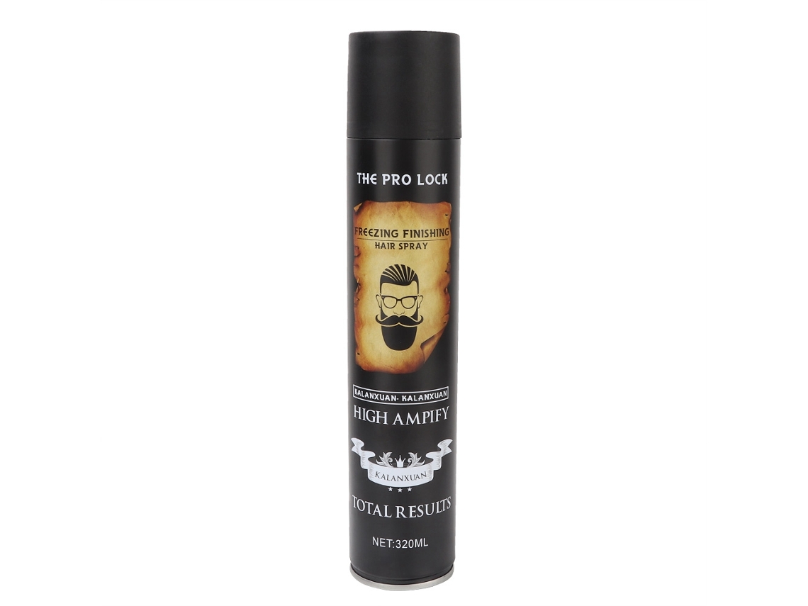 Spray Para Peinar Cabello Masculino 320ml, Duradero, Voluminoso, Fragancia Natural, Color Amarillo