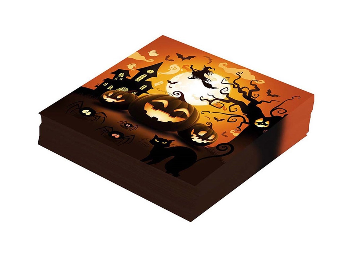 Servilletas GUIRCA Set de 12 de calabaza 33X33 cm