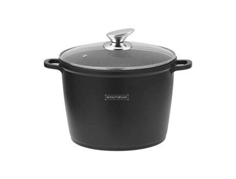Cacerola Con Tapa De Cristal Antiadherente De Inducción 24 Cm Rl-Ad24M ROYALTYLINE
