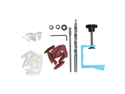 Kit De Plantilla Para Agujeros En Ángulo De 15° En Aleación De Aluminio Para Carpintería, Color Azul.