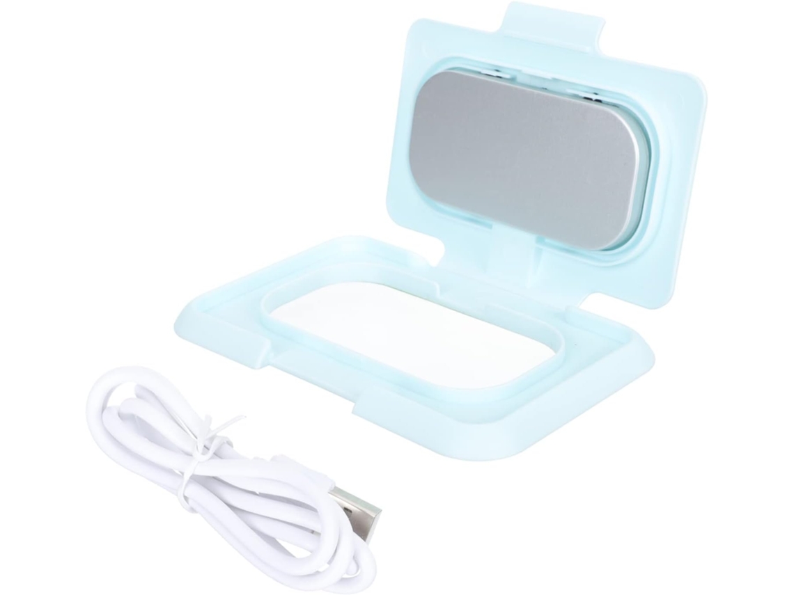 Calentador Portátil De Toallitas Húmedas Para Bebé Con Cable Usb, Carcasa De Abs Rosa