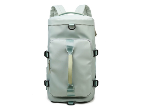 Mochila portátil multifuncional de gran capacidad, mochila de un solo hombro, bolsa deportiva de entrenamiento (verde)