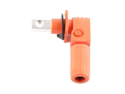 2026-conector De Almacenamiento De Energía Batería M8 200a 1 Núcleo Plug Accesorio Para Vehículo Naranja 2pcs