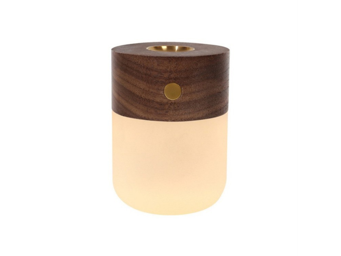 Rebe-lámpara Aromática Mini Recargable Luz Nocturna Dormitorio Toque Control 3 Niveles Luz Blanca Cálida