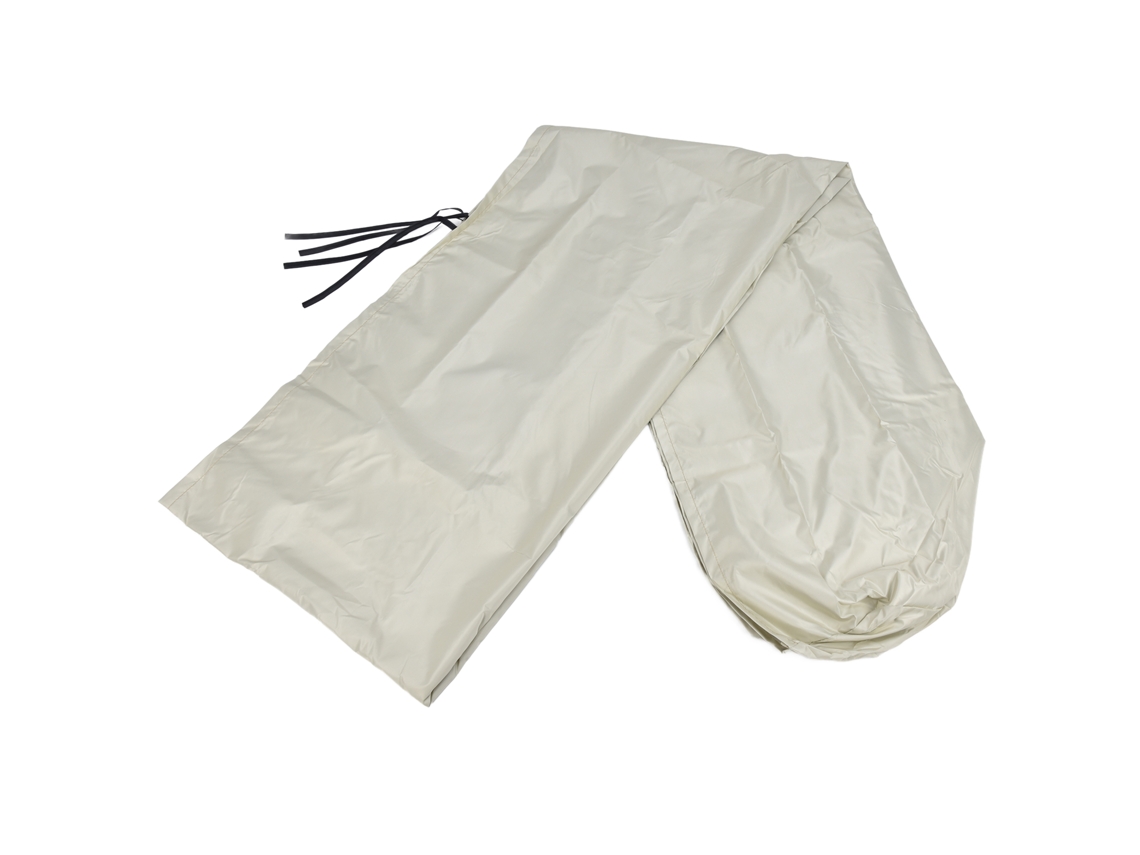 Cubierta Protectora Para Toldo Telescópico Exterior De Tela Oxford 210d Impermeable Y Anti-uv 505.5x30.5x21.6cm Beige