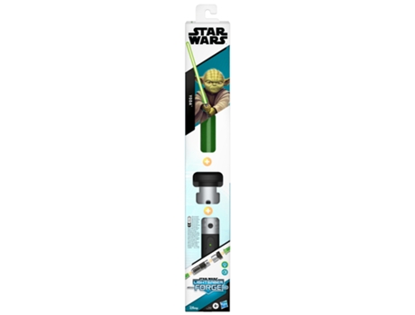 STAR WARS Lightsaber Forge Sable de luz electrónico verde de Yoda Figura STAR WARS 4 Años
