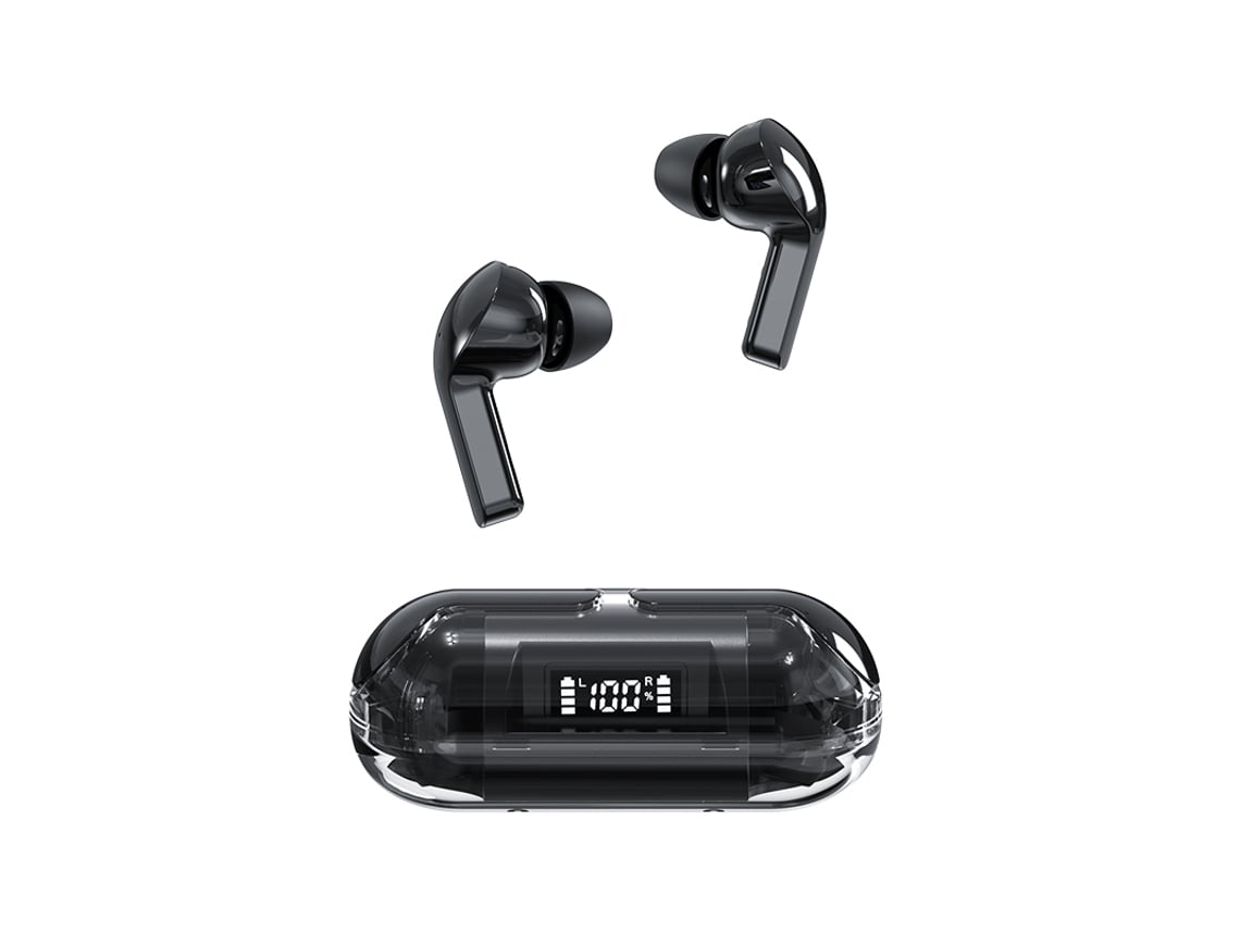Auriculares Visor Digital Gusshious True Wireless Bluetooth Transparente