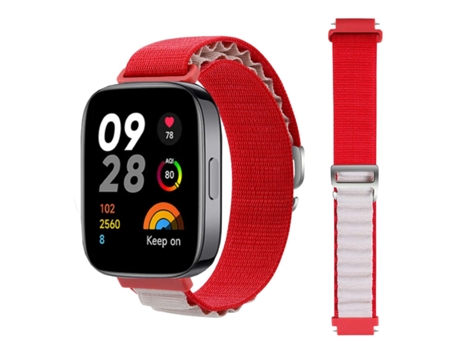 Correa Xiaomi Redmi Watch 3 Rojo y Blanco