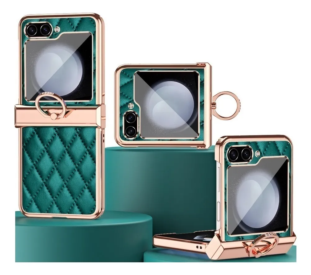Funda Para Samsung Z Flip 5 Protección Lujo Las Bisagras