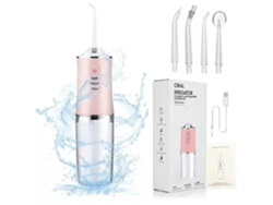 DIGITALLAB Irrigador Bucal Limpieza de Dientes Agua Hilo Dental Rosa
