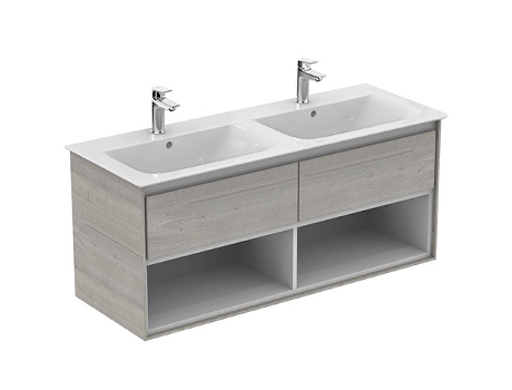IDEAL STANDARD CONNECT Air furniture Double vanity unit, 1200 mm, 2 extraíbles, E0829