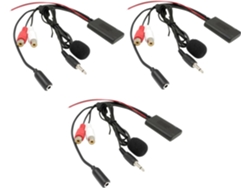Cable De Micrófono Bluetooth Con Entrada De Audio Aux De 3,5 Mm Para Radio De Coche Pioneer (3 Unidades)