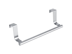 Suporte para toalhas em aço inoxidável 2026 para banheiro e cozinha, com prateleira e gaveta de 23 cm.