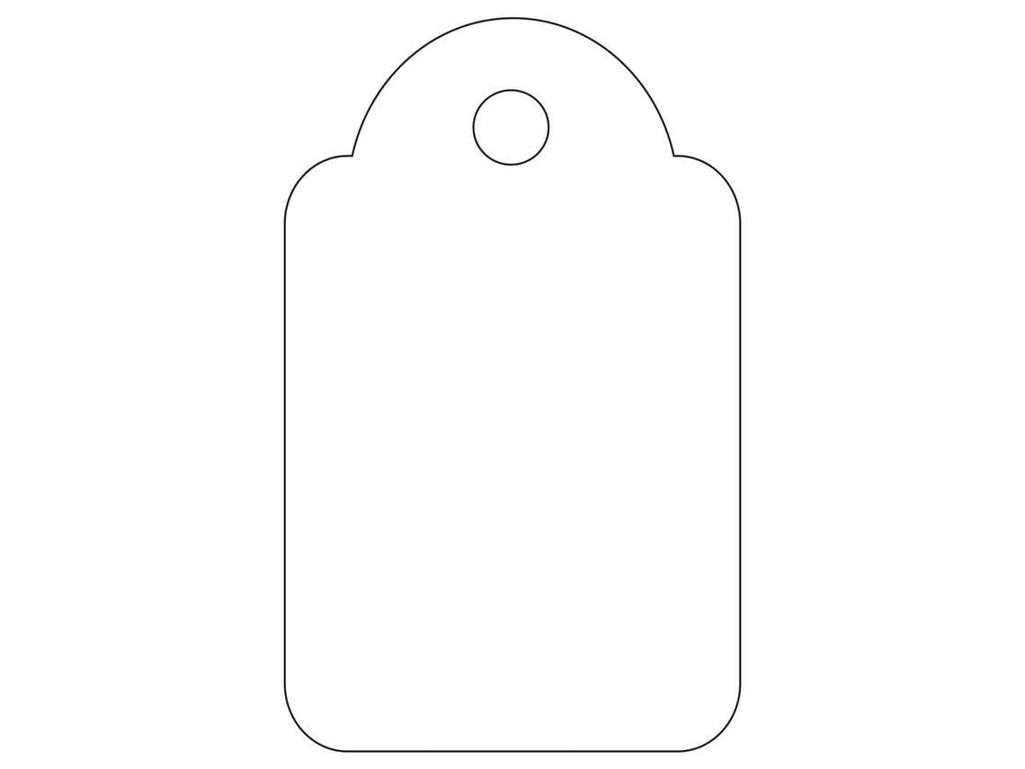 Etiqueta ColganteAPLI (Blanco - 18 X 29 mm)