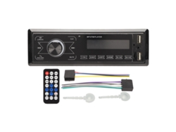 Reprodutor Mp3 Rádio Carro Com Usb Touch Controle Remoto Exibição Hora Aux Conexão Sem Fio