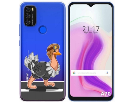 Carcasa Blackview A70 TUMUNDOSMARTPHONE Avestruz Multicolor