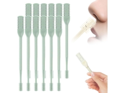 Recortadora De Vello Nasal 2 En 1 Actualizada, Herramienta Manual 2024 Con Cuchilla Giratoria De 360° (verde, 12 Unidades)