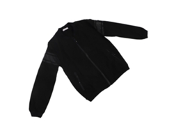 Chaqueta De Béisbol Informal De Manga Larga Para Hombre Con Cremallera Y Bolsillo, Talla M