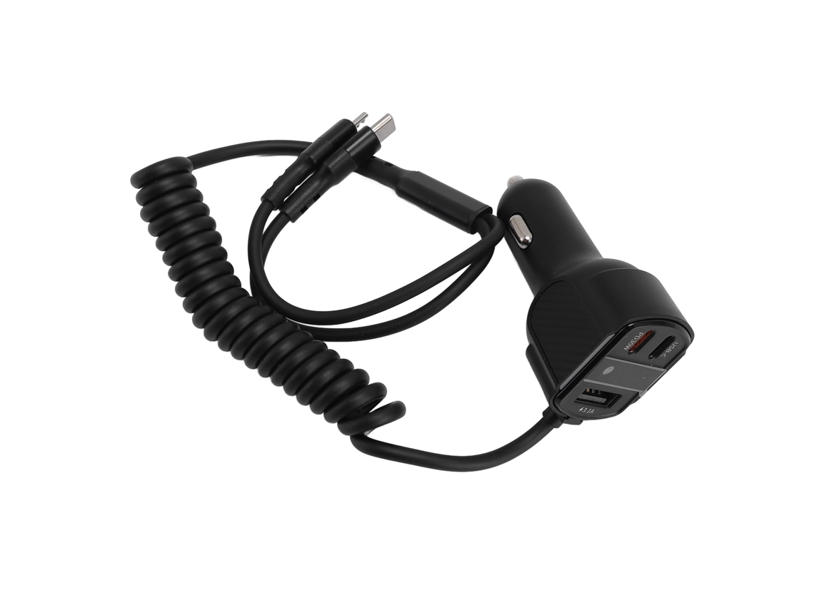 Cargador De Coche, 2 En 1, Carga Rápida De 30w, Suitable Para Carga Android