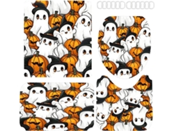 Cortinas de ducha decoradas para Halloween, juego de cortinas de ducha de Halloween, lavables Slowmoose