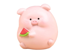 Baok - Lindo cerdito de dibujos animados en miniatura de cerámica para decoración de mesa.