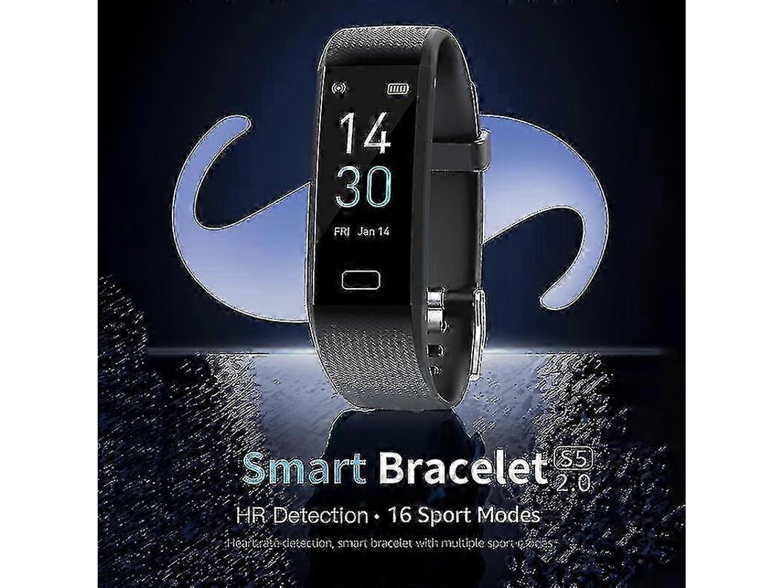 Reloj inteligente S5 con Bluetooth, deportivo, IP68, monitor de actividad física, frecuencia cardíaca, presión arterial, bicicleta eléctrica