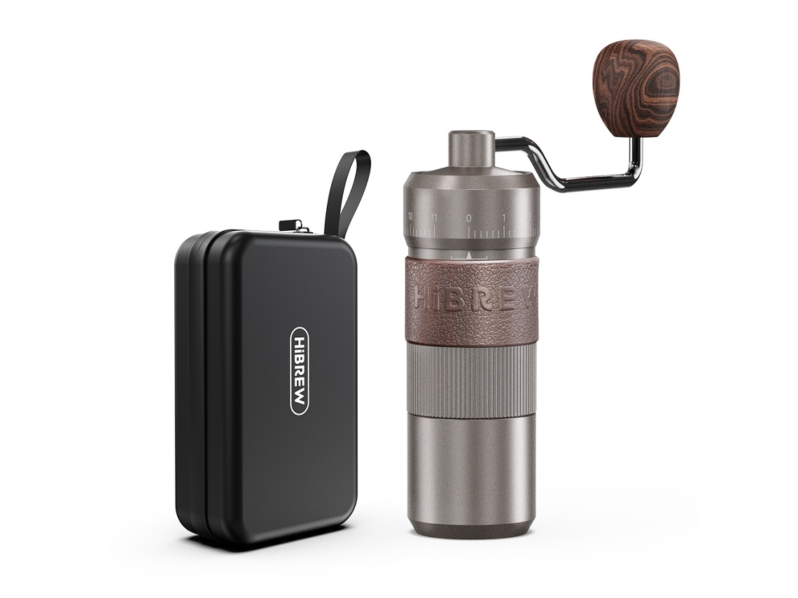 Molinillo de café eléctrico portátil compacto Hibrew G4b de 48 mm con fresa cónica, molinillo de café para espresso turco.