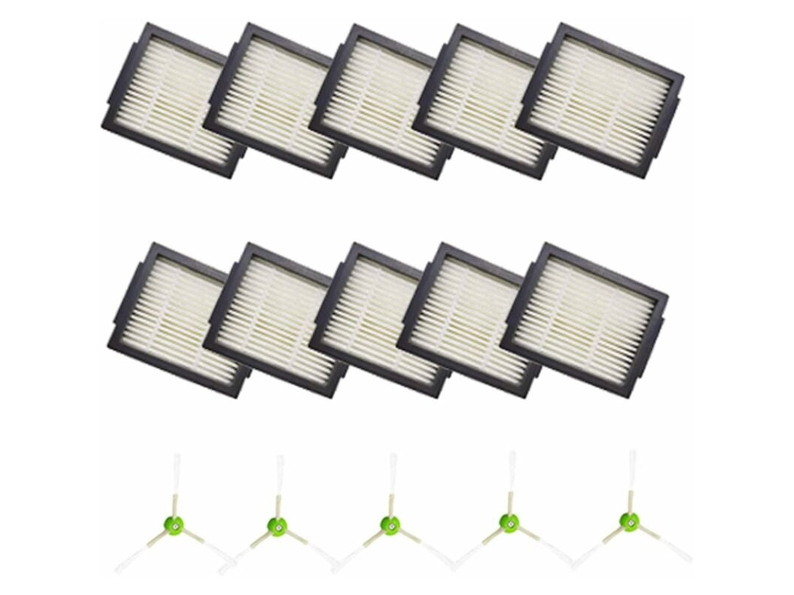 RNEMITERY Para iRobot Roomba i7 i7 + i8 i3 i6 + Plus E5 E6 E7 Accesorios de la serie, 15pcs