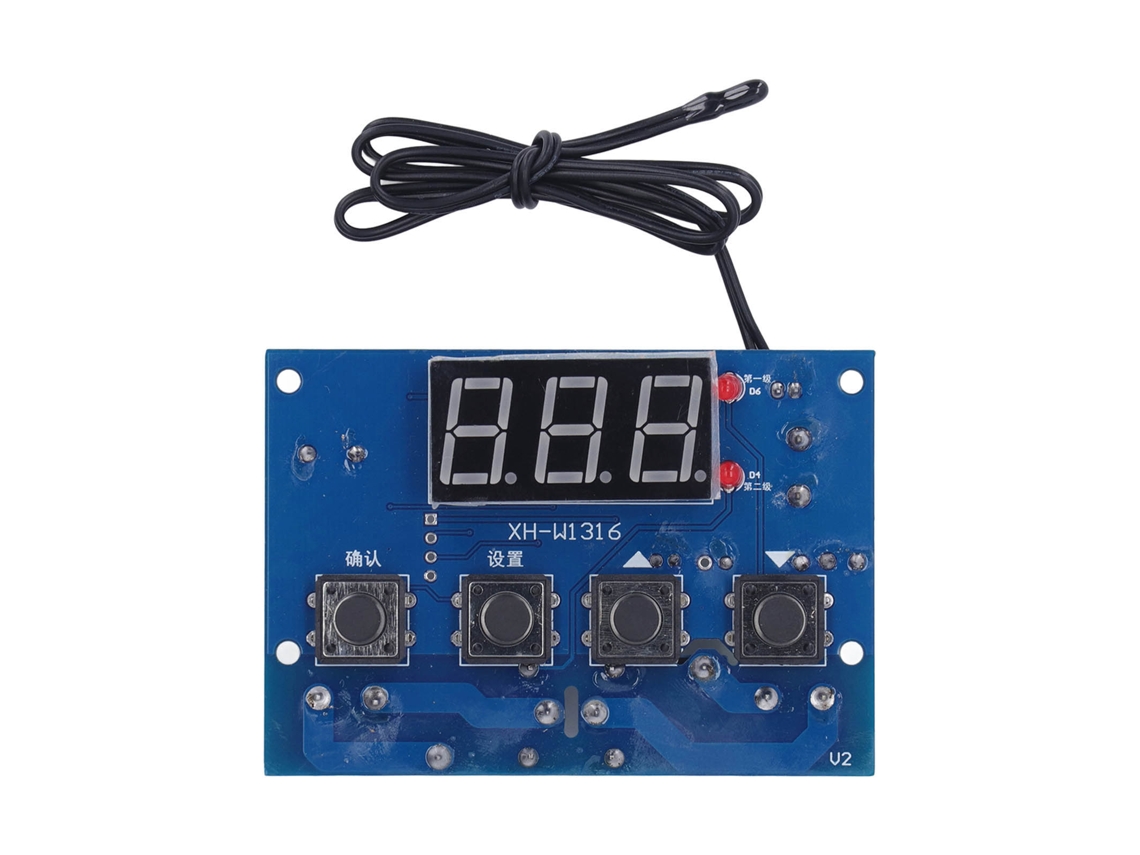 Controlador de termostato eléctrico universal, placa de control de temperatura digital de 2 vías con control de velocidad