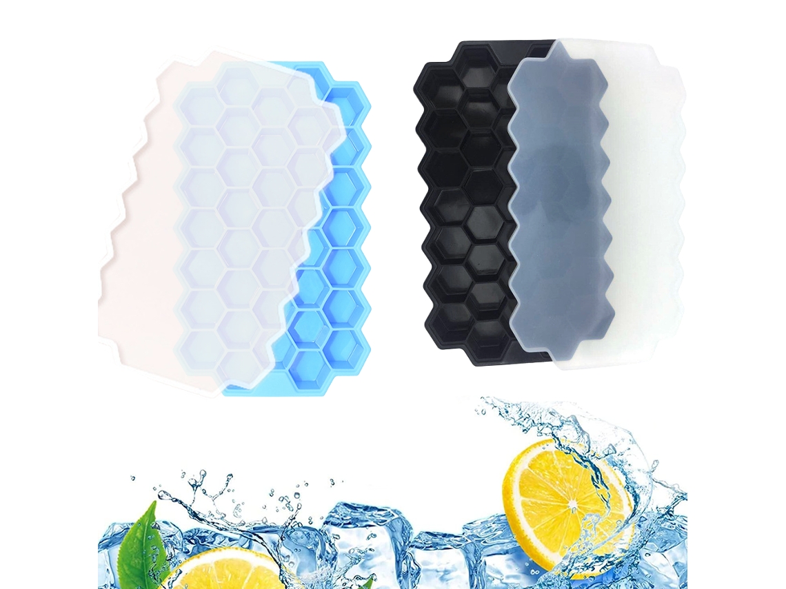 Moldes flexibles para hielo para whisky y cócteles Kofihety