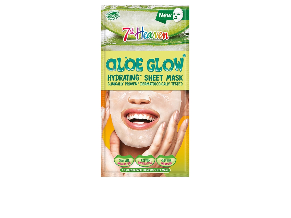 Mascarilla hidratante Aloe Glow 7th Heaven 16 g