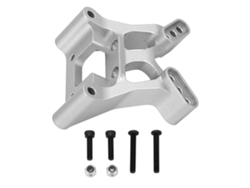 Torre De Amortiguación Delantera De Aluminio Para Coches Rc Losi Baja Rey 1/10, Pieza De Repuesto Plateada
