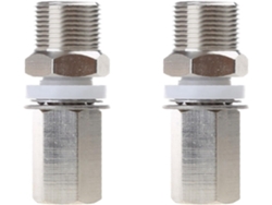 Adaptador De Antena 2x S216 3/8" 24 A So239 (so-239) Rosca 3/8-24