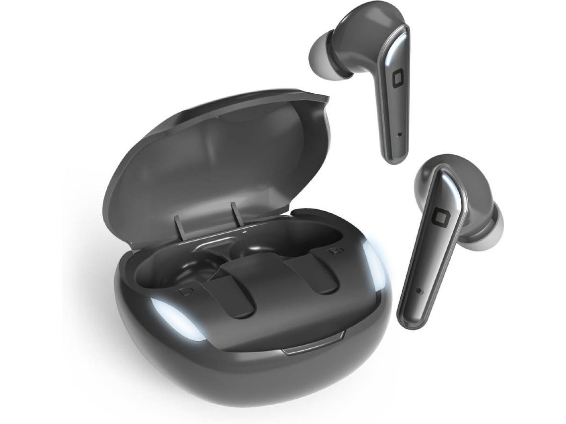 Auriculares Bluetooth True Wireless SBS Twin Space (In Ear - Micrófono - Negro)