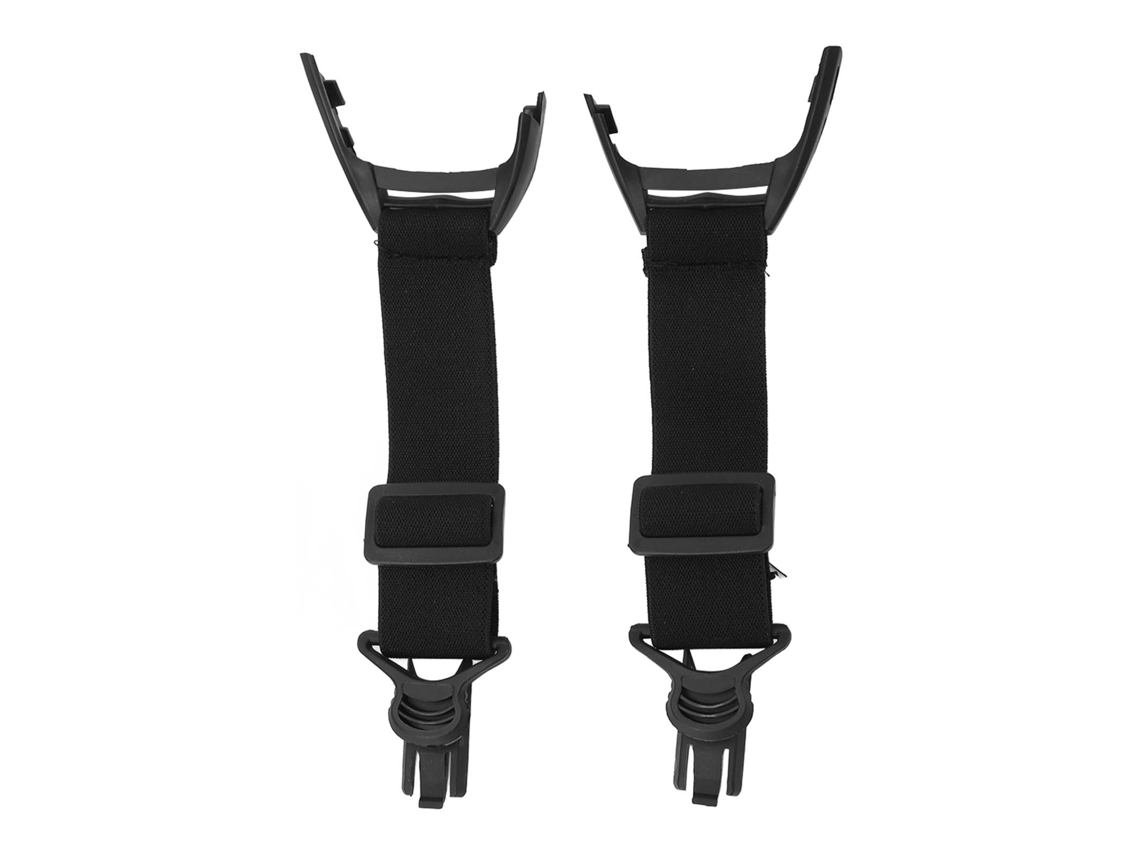 2 Cinturones Elásticos Ajustables Y Cómodos Para Gafas De Caza Rail Fast Negros